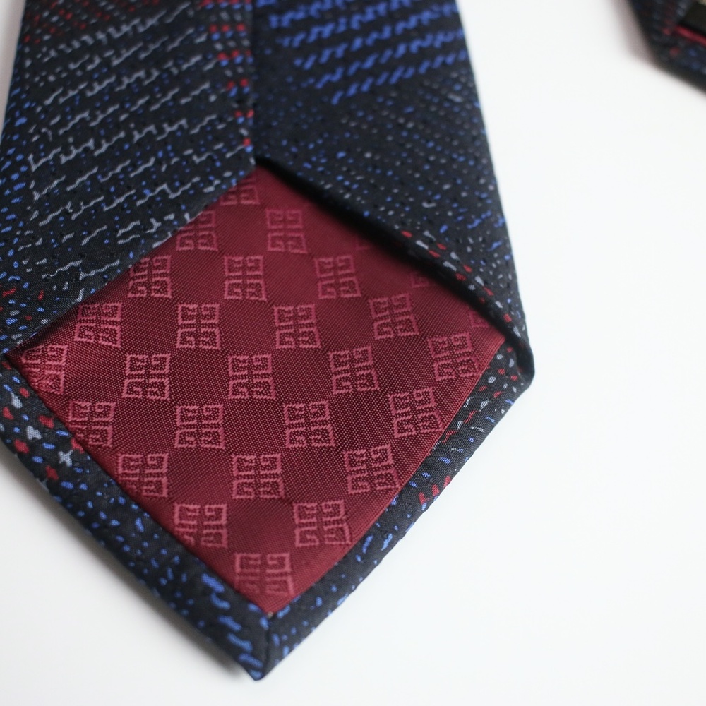 Givenchy Slim Tie Abstract Pattern - image 5